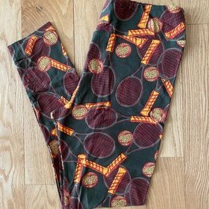 LuLaRoe TC Tennis Print Leggings